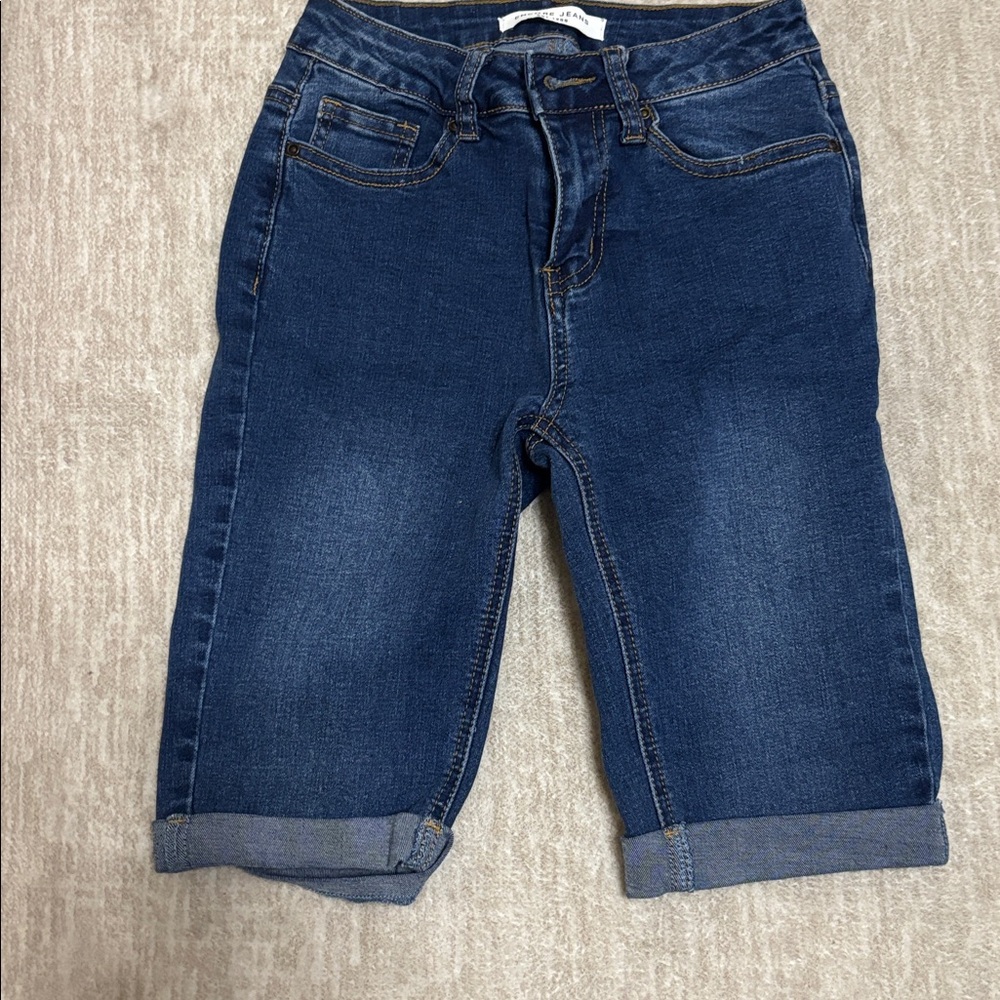 Encore Jeans Women's Blue Bermuda Shorts